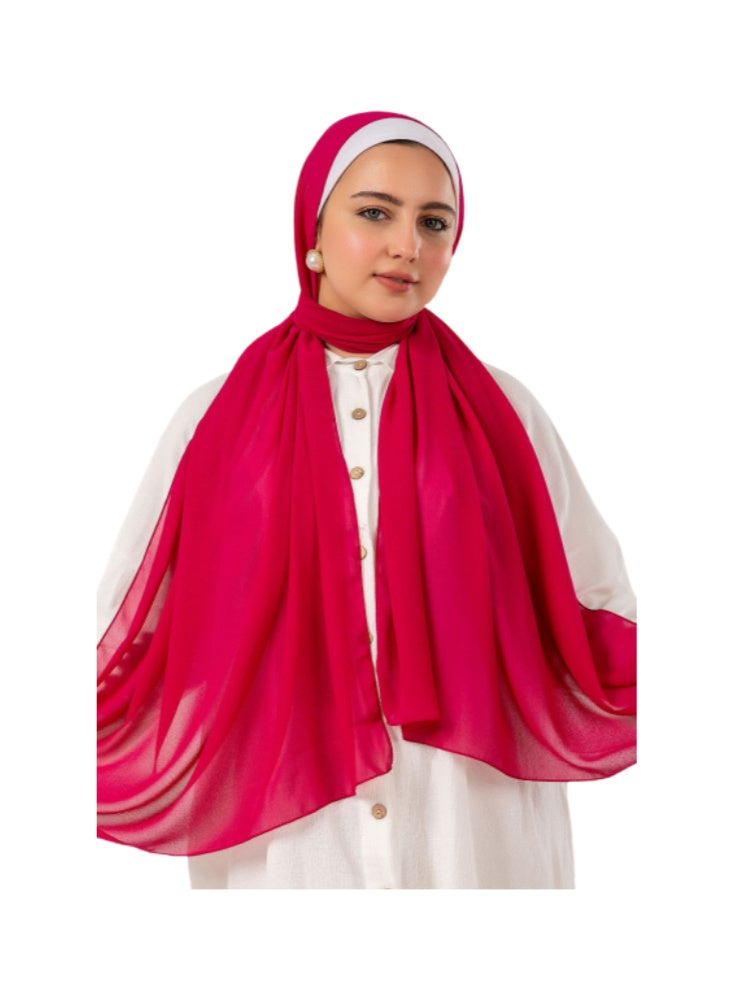 Premium Soft Royal Chiffon Hijab - Elegant Drape & Full Coverage - Multi Colors - Image 3